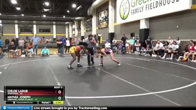 148 lbs Placement (4 Team) - Hathia Joseph, Nebraska Vipers Scarlet vs Chloe Larue, Wisconsin