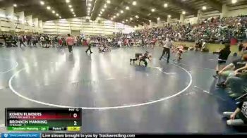 90 lbs Champ Round 1 (16 Team) - Kohen Flinders, Westlake White vs Bronxon Manning, Syracuse