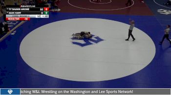 157 lbs Cons. Round 2 - Alex Hart, Elizabethtown College vs Ty`Shawn Archie, Randolph College