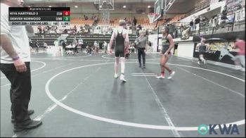 130-140 lbs Rr Rnd 5 - Kiya Hartfield 3, Standfast vs Denver Norwood, Cowboy Wrestling Club