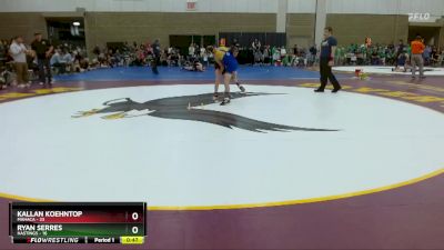 93 lbs Placement (4 Team) - Ryan Serres, Hastings vs Kallan Koehntop, MAHACA