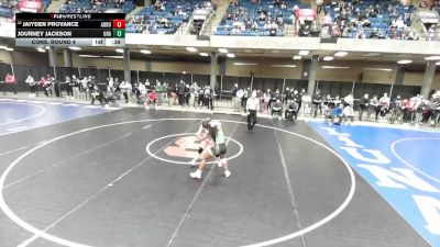 125 lbs Cons. Round 4 - Jaiyden Provance, Unattached vs Journey Jackson, Unattached