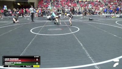 76 lbs Cons. Round 2 - Bennett Scheier, Lawrence Elite vs Jace Manning, Valley Center Wrestling