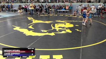 77 lbs Cons. Round 3 - Carter Shepersky, Mat-Su Matmen vs Anthony Mitchell, Anchorage Youth Wrestling Academy