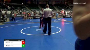 200 lbs Semifinal - Ayden Morris, Unattached vs Issac McNac, Henryetta Knights WC