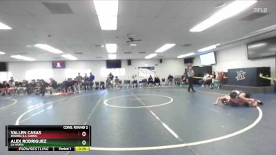 106 lbs Cons. Round 2 - Alex Rodriguez, La Habra vs Vallen Casas, Sonora (La Habra)