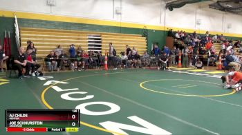 126 lbs Cons. Round 2 - AJ Childs, Mentor vs Joe Schnurstein, Anderson