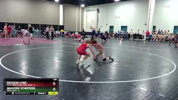 126 lbs Semis & Wb (16 Team) - Brayden Scheffers, Iowa Gold vs Dickson Lyric, S.E.O. Wrestling Club- Blue