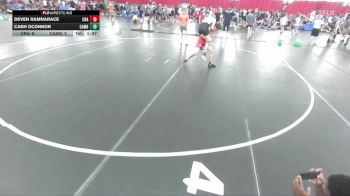 120 lbs Placement Matches (8 Team) - Cash OConnor, Cameron B vs Deven Ramnarace, Coon Rapids