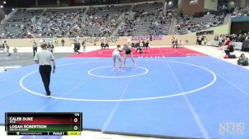 175 lbs Cons. Round 4 - Logan Robertson, South Oldham vs Caleb Duke, Ryle