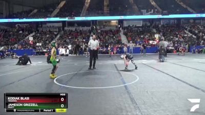 67 lbs Quarterfinal - Kodiak Blasi, Triumph vs Jameson Grizzell, Pratt