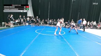 92 lbs Round 1 - Steven Becker, Iron Horse Blue vs Traiano Dandeneau, East Carolina Elite