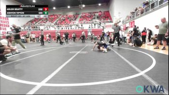 61 lbs Consi Of 8 #1 - Adler Beatty, D3 Wrestling Cluib vs Ashton Tipton, Choctaw Ironman