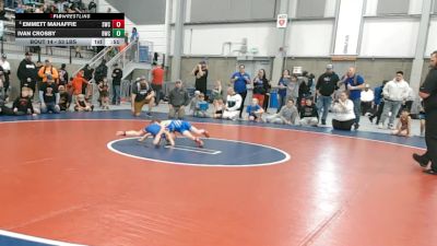 53 lbs Champ. Rd Of 16 - Emmett Mahaffie, Steelclaw Wrestling Club vs Ivan Crosby, Buzzsaw Wrestling Club