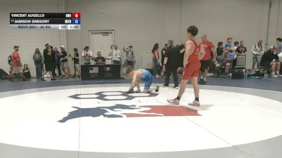 65 kg Champ. Rd Of 64 - Vincent Augello, B2 Wrestling Corp vs Jamison Gregory, Michigan