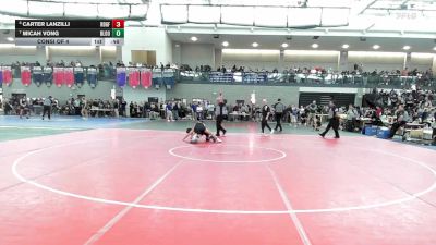 120 lbs Consi Of 4 - Carter Lanzilli, Ridgefield vs Micah Vong, Bloomfield/Weav/EW