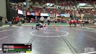 Cons. Round 2 - Dylan Grant, Colstrip vs Cody Fuller, Whitehall/Harrison