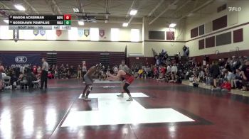 190 lbs Cons. Round 1 - Norshawn Pompilus, Waterloo East vs Mason Ackerman, North Polk