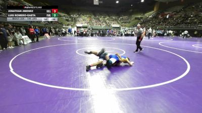 146 lbs Consi Of 16 #1 - Jonathan Jimenez, Bullard vs Luis Romero-Gaeta, Parlier HS