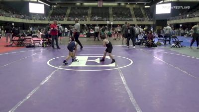 60 lbs Round Of 16 - Jameson Busch, Taneytown vs Morgan Young, Gaithersburg