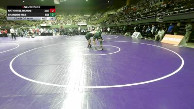 287 lbs Consi Of 16 #1 - Nathaniel Ramos, South vs Branden Rice, Highland HS