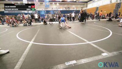 106 lbs Quarterfinal - Calin Kinder, Piedmont vs Tucker Bryson, Division Bell Wrestling