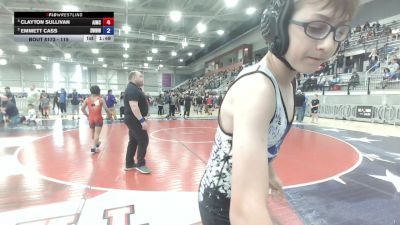 115 lbs Semis - Clayton Sullivan, Askeo International Mat Club vs Emmett Cass, South West Washington Wrestling Club