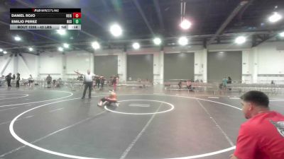 43 lbs 2nd Place - Daniel Rojo, Reign WC vs Emilio Perez, Rising Sun WC