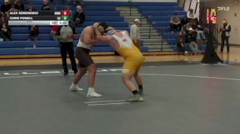 285 lbs Finals (2 Team) - Alex Semenenko, Brown vs Chris Powell, LIU