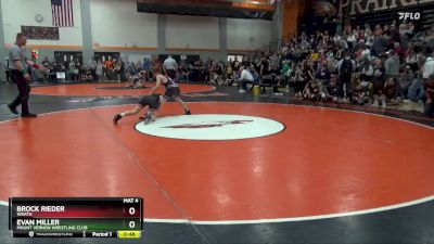 108 lbs Round 1 - Brock Rieder, Wrath vs Evan Miller, Mount Vernon Wrestling Club