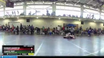 126 lbs 3rd Place Match - Gunnar Sandefur, Mishawaka Wrestling Club vs Chayce Yant, Fishers Wrestling Club