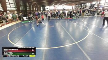 125 lbs Cons. Round 2 - Denton Martin, Uintah vs Cain Vigil, Team Prestige