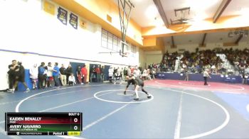 106 lbs Cons. Round 3 - Avery Navarro, Arizona Lutheran HS vs Kaiden Benally, Page