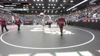 235 lbs Cons. Round 2 - Kiarra Codling, Salina-Central Hs vs Riley Zager, DeSoto Hs