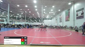 140 lbs Rr Rnd 1 - Bodi Gates, Revival Black vs Mason Quimby, Keystone Krush