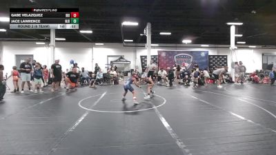 72 lbs Round 2 (6 Team) - Gabe Velazquez, Diamond State Inferno vs Jace Lawrence, NJ Squeeze