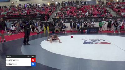 65 kg Rnd Of 128 - Hayden Andrus, Pennsylvania vs Dimitri Kizer, Oklahoma