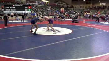 4A 132 lbs Cons. Semi - Ethan Braun, Shiloh Christian School vs Cole Baxter, Central Arkansas Christian School
