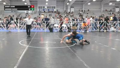 138 lbs Rr Rnd 3 - Avery Jaime, PSF Wrestling Academy - HSB vs Andrew Kapac, Buffalo Valley Black - HSB