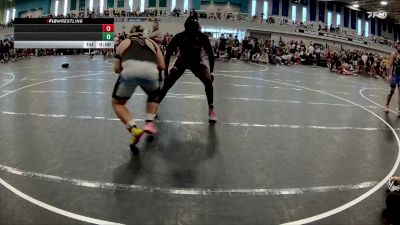 215 lbs Round 1 (6 Team) - Ryder Luzader, Pitbull WC vs Lashawn Powell, BHWC | Black Hive Wrestling Club