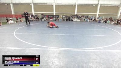 126 lbs Placement Matches (8 Team) - Daniel Benavides, California vs Brady Slicker, Pennsylvania