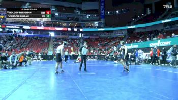3A-215 lbs Champ. Round 2 - Carson Slorah, Indianola vs Holden Heideman, Linn-Mar