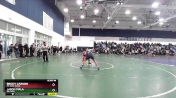 138 lbs Cons. Round 2 - Brody Carson, St. John Bosco vs Oscar Quintana, Imperial