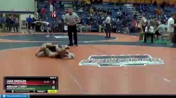 149 lbs Champ. Round 2 - Jake Drexler, Wisconsin-Eau Claire vs Keegan Casey, Nebraska Wesleyan University