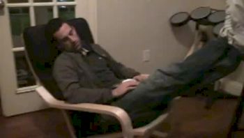 Fenton can sleep anywhere