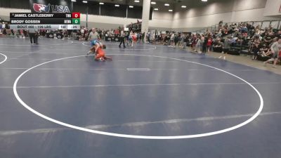 126 lbs Cons. Sub-semis - Jamiel Castleberry, The Wrestling Academy vs Brody Gossen, Berge Elite Wrestling Academy