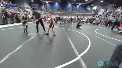 70 lbs Consi Of 8 #2 - Easton Vann, Barnsdall Youth Wrestling vs Briar Ware, Cleveland Take Down Club