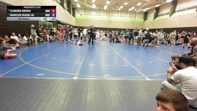 82 lbs Rr Rnd 2 - Camden Gregg, Georgia vs Marcus Ruzek Jr., Backyard Brawlers Wrestling Club