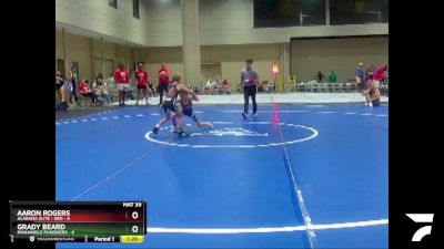 55 lbs Round 1 (6 Team) - Aaron Rogers, Alabama Elite - Red vs Grady Beard, Panhandle Punishers