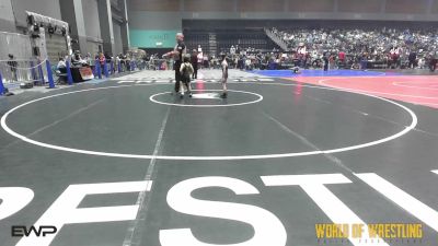 43 lbs Quarterfinal - Attikus Tucker, Hobbs Elite Wrestling vs Koen Robinson, Shootbox